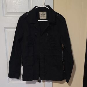 Black Military-Style Field Jacket - Heritage Supply Co.